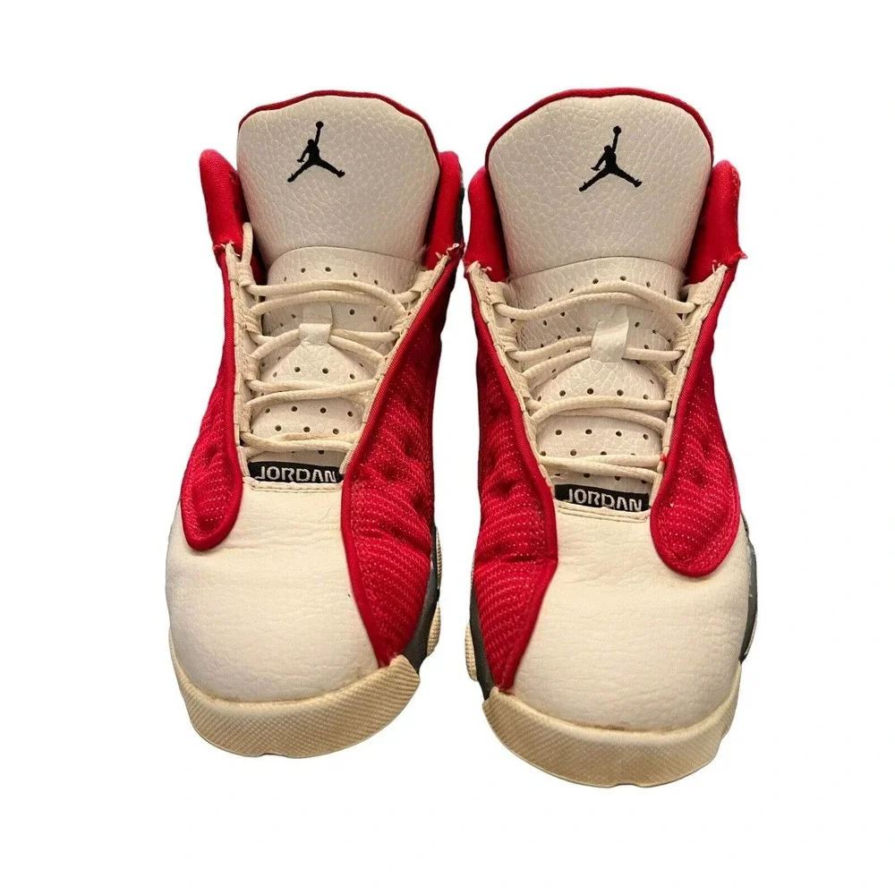 100% Authentic Nike Air Jordan 13 Retro Gym Red Size 3Y‎ 414575-600